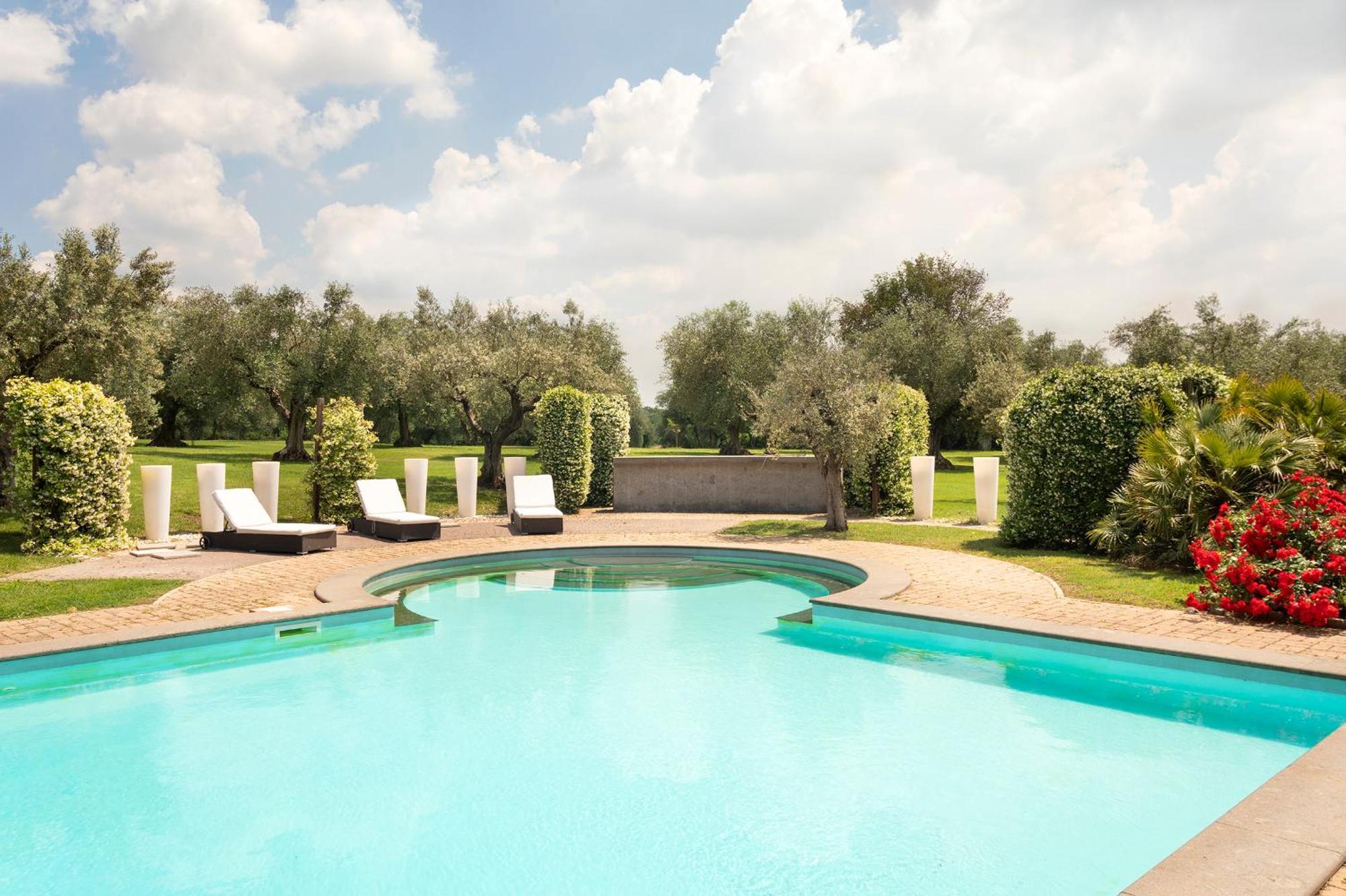 Villa In Via Della Marcigliana Casale Torre San Giovanni Exteriér fotografie